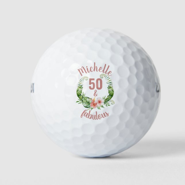 50 y fabulosas pelotas de golf de 50 años (Anverso)