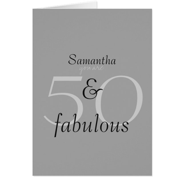 50 y fabuloso (Frente)