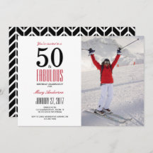 50 y fabuloso | 50.ª invitación a la fiesta de cum