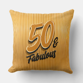 50 y fabuloso Cojín decorativo de oro