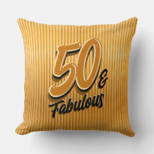 50 y fabuloso Cojín decorativo de oro