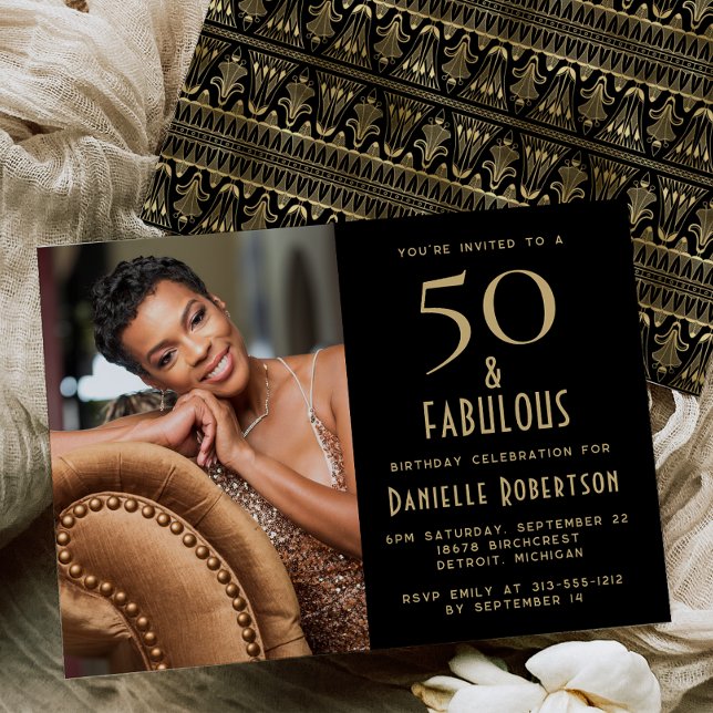 50 y Fabuloso | Invitación a la Fiesta de Cumpleañ (Subido por el creador)