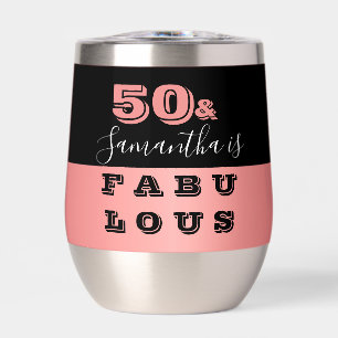 50 y fabuloso Rosa Gold 50 cumpleaños