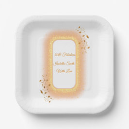 50 y fabulosos platos de papel para fiestas de cum