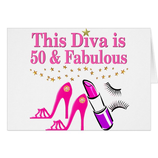 50 Y FABULOUS DIVA (Anverso (Horizontal))