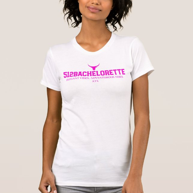 512Chicas de Bachelorette Camisa de Viaje | (Anverso)