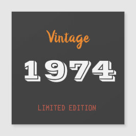 52ª Invitación Magnética de Cumpleaños - Vieja 197