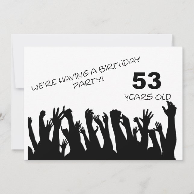 53.ª invitación a la fiesta con multitudes aclamad (Anverso)