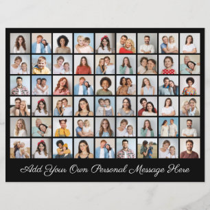 54 Collage de fotos Añadir su propia tarjeta de fe