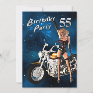 55ª Invitación a fiesta de cumpleaños