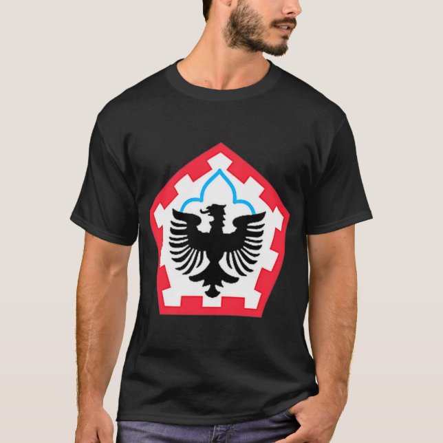 555ª camiseta de la brigada de ingenieros 555th EN (Anverso)