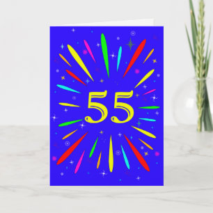 55.ª tarjeta de explosión de cumpleaños
