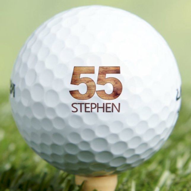55.º cumpleaños bolas de golf 55 años regalo de ma (Subido por el creador)