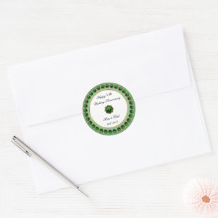 55.º Pegatina Boda Aniversario