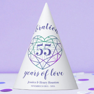55° aniversario boda fiestas alexandrite gorras
