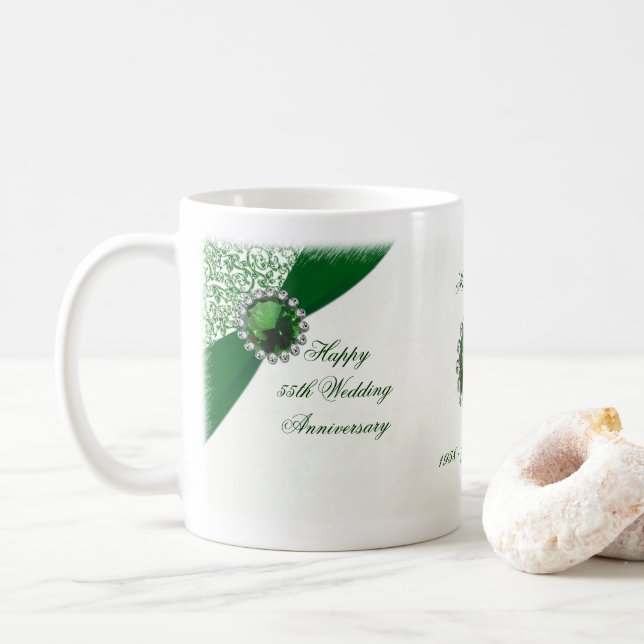 55.o Taza del aniversario de boda (Con donut)