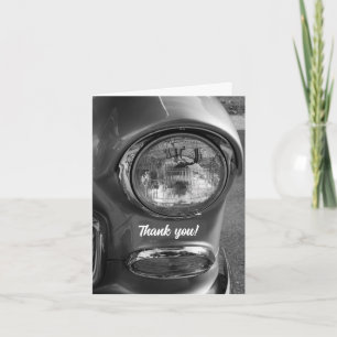 55 Tarjeta de agradecimiento Chevy Headlight Grays