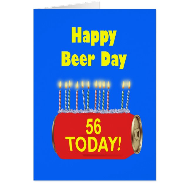56.º cumpleaños del Día de la Cerveza Feliz (Frente)