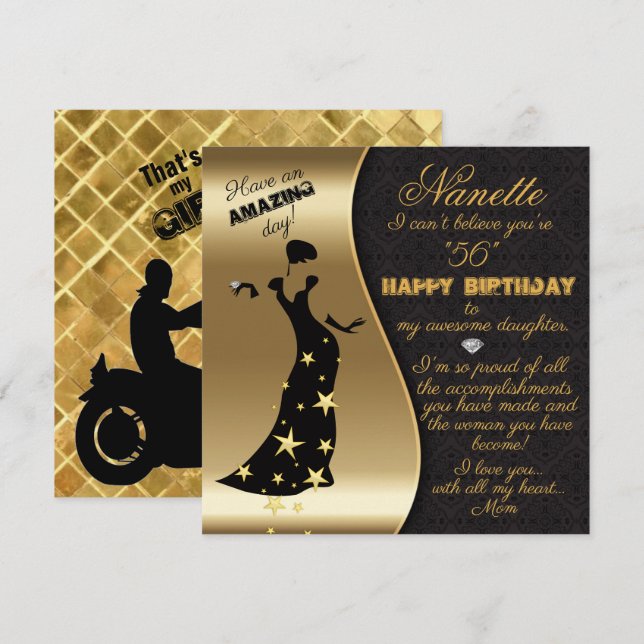 56.º saludo de cumpleaños (Anverso / Reverso)