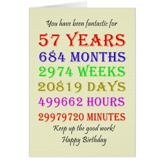 57.ª Feria de Cumpleaños (Frente)