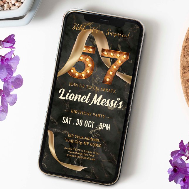 57.ª invitación de cumpleaños (Subido por el creador)