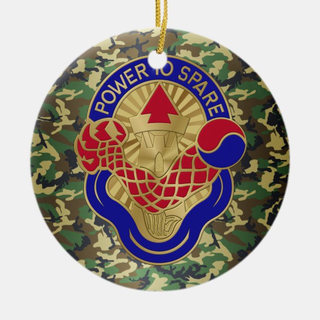 59.º ornamento de cerámica de la Brigada Orgánica (Frente)