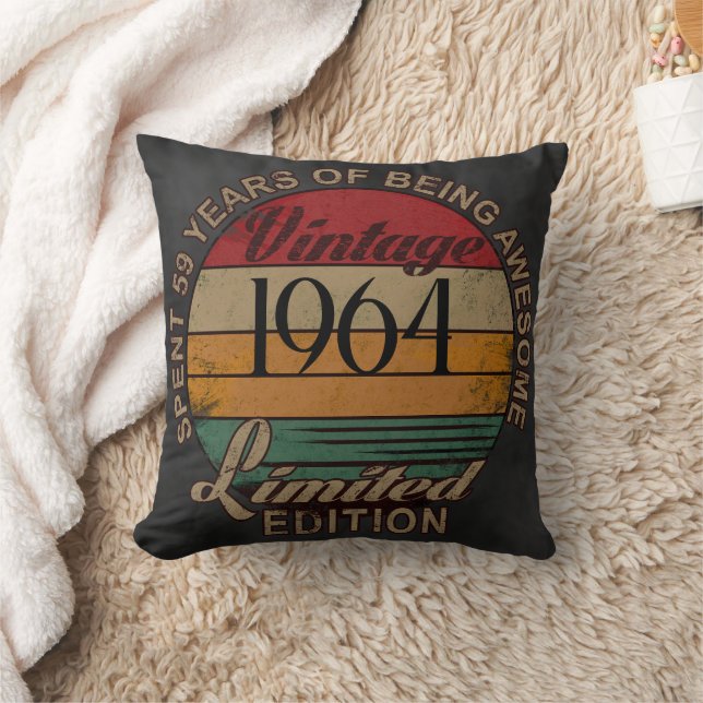 ¡59 años de increíble! Almohada de cumpleaños (Manta)