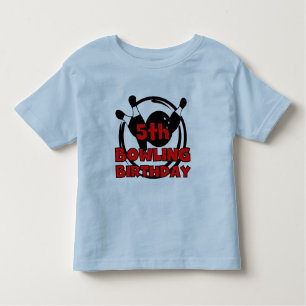 5.ª bolera camisetas y regalos de cumpleaños
