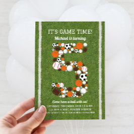 5.ª invitación a la fiesta de cumpleaños