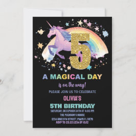 5.ª invitación a unicornio