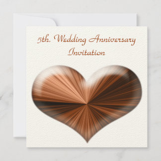 5.ª. Invitación al aniversario del boda