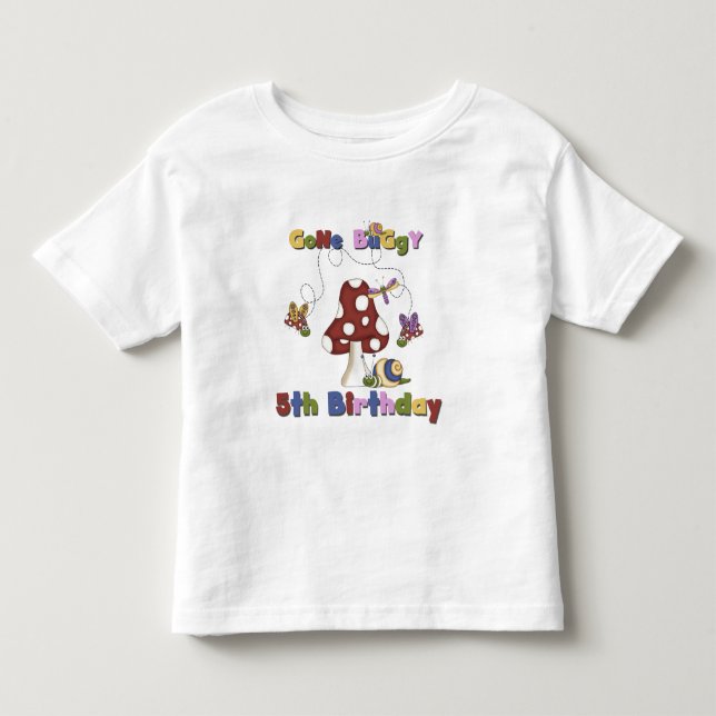 5.º Bug Camisetas de cumpleaños y regalos (Anverso)