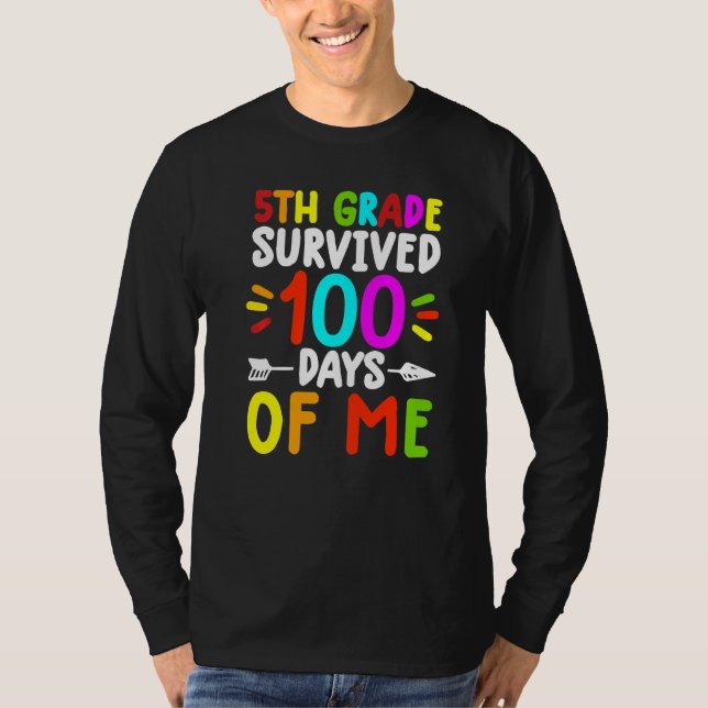 5.º Camisetas De Maestros 100° Día De Enseñanza (Anverso)