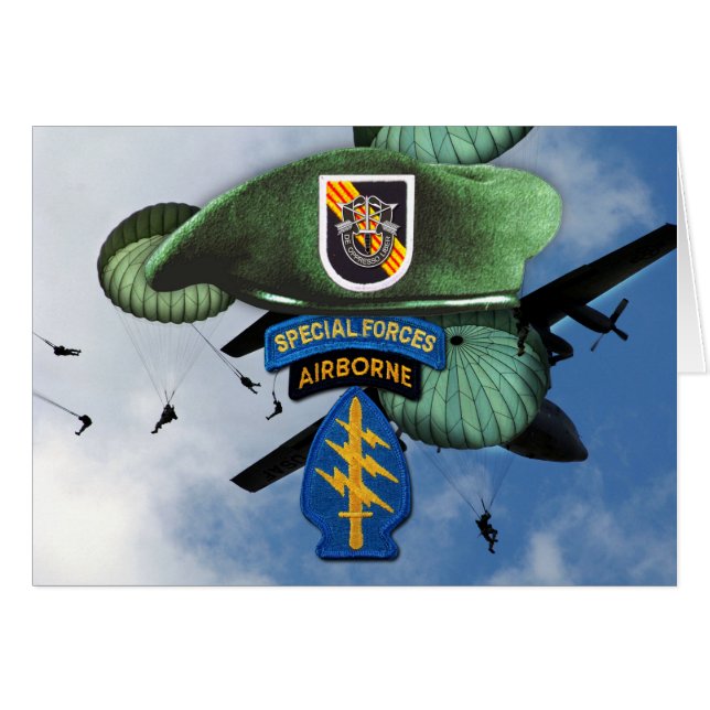 5.º Grupo de Fuerzas Especiales Berets Verdes SF S (Anverso (Horizontal))