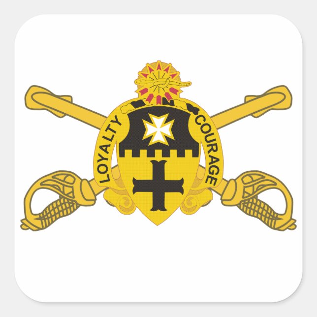 5.º PEGATINA DE SABERS DE RÉGIMEN DE CAVALRY/CROSS (Anverso)