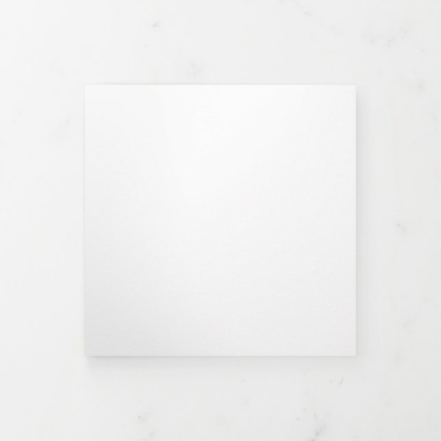 5.25" Sq Tríplio Horizontal Letra Invitación Doble (Foto de portada)