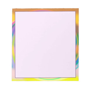 5,5" x 6" libreta - remolino multicolor