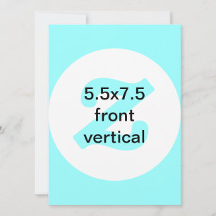 5.5x7.5 invitación vertical y horizontal