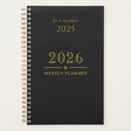 5.5x8.5 Planificador semanal 2025-26 para el hogar