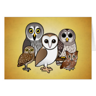5 búhos de Birdorable