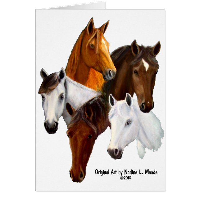 5 cabezas de caballo (Frente)