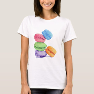 5 Camisetas para damas de Macarons