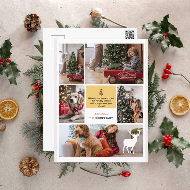 5 Collage de fotos Feliz Regalo de Navidad (Subido por el creador)