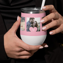 5 collage de fotos monograma moderno personalizado