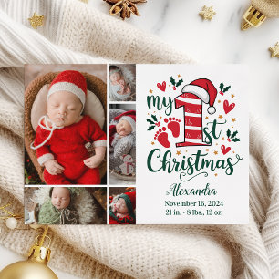 5 Foto Candy Cane Baby Primer Navidad