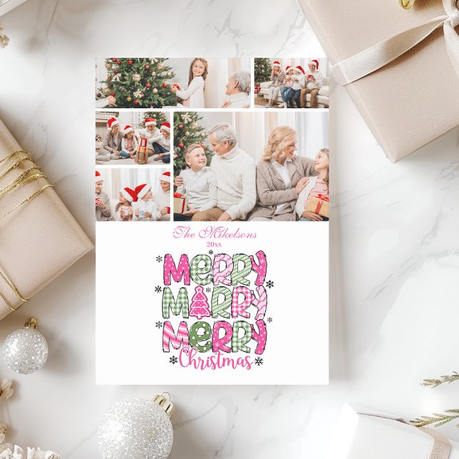 5 Foto Navideña Rosa Verde Feliz Navidad Fiesta (Subido por el creador)