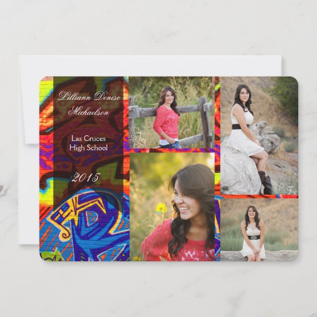 5 horas al día, 7 días a la semana Invitación supe (Anverso)