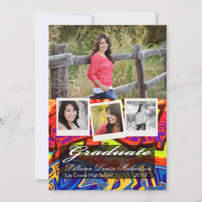 5 horas al día, 7 días a la semana Invitación supe (Anverso)