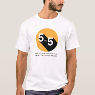 5 PARA 5 Camisetas ligeras DE CAMPAÑA