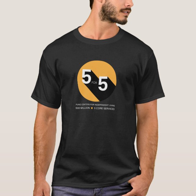 5 PARA 5 CAMISETAS OSCURAS (Anverso)